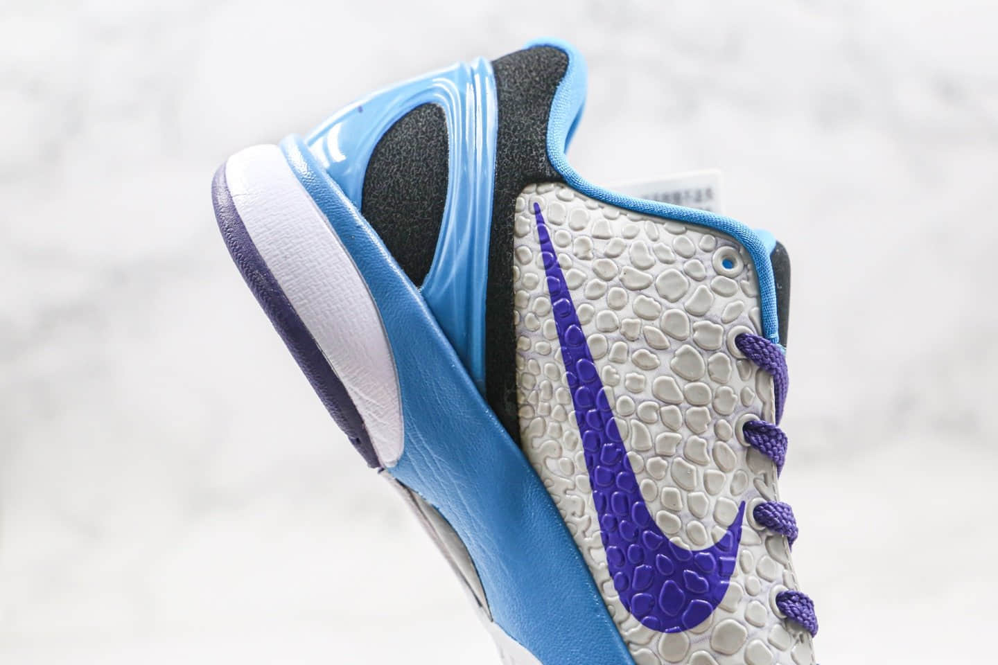 耐克Nike Zoom Kobe VI纯原版本科比6代蓝色波点鱼鳞纹配色内置真实碳板加持支持实战 货号:429659-102