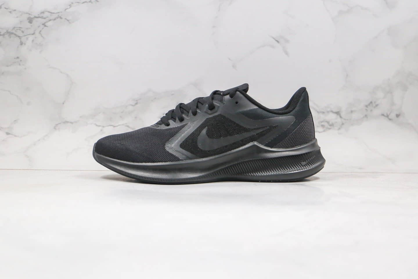 耐克Nike Downshimdter 10纯原版本登月十代跑步鞋全黑色正确原装组合大底原盒原标 货号:CI9983-002
