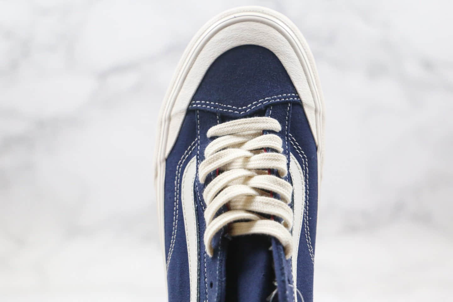 万斯Vans Style 36 Cecon SF公司级版本半月包头板鞋深蓝色原厂硫化工艺原盒原标