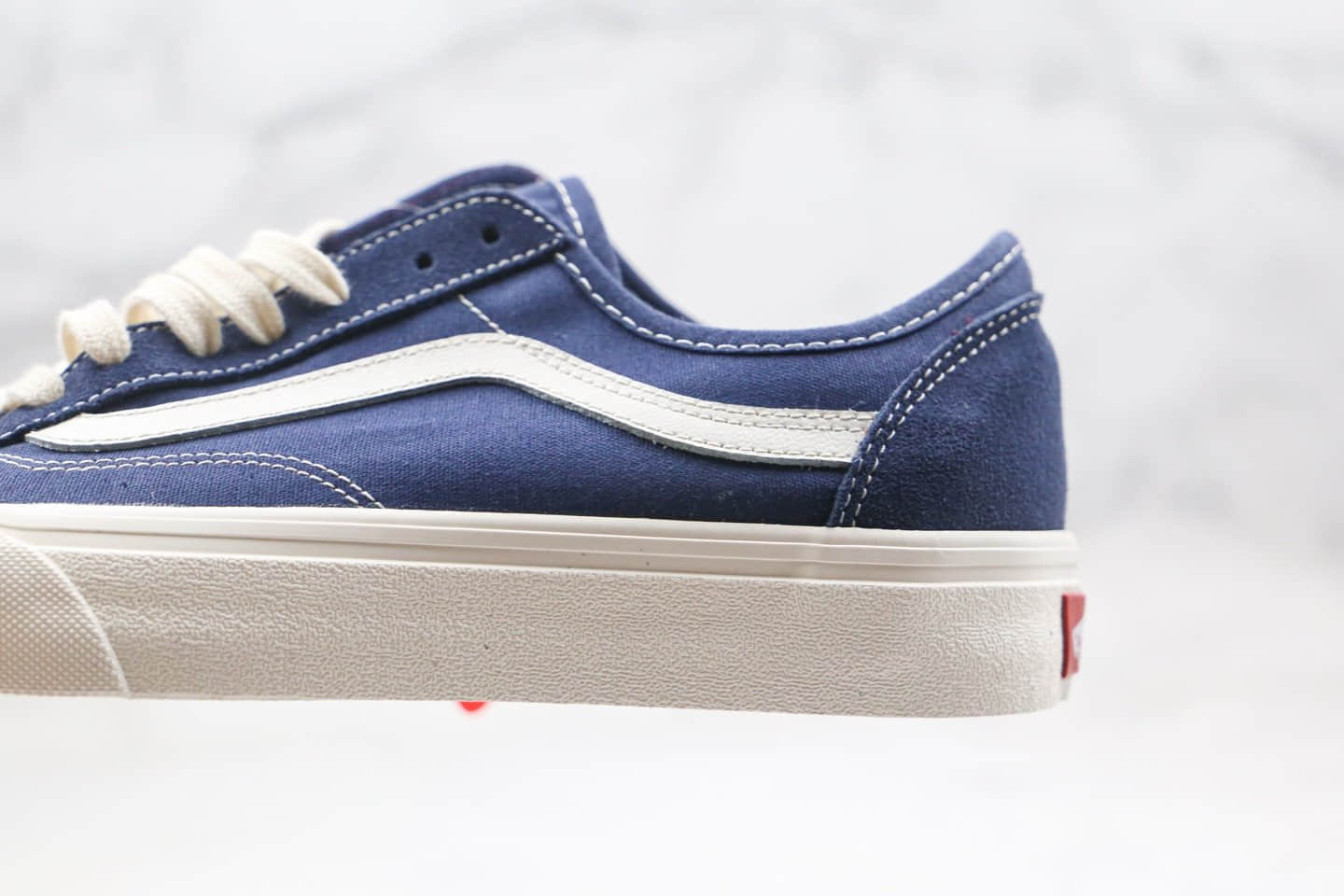 万斯Vans Style 36 Cecon SF公司级版本半月包头板鞋深蓝色原厂硫化工艺原盒原标