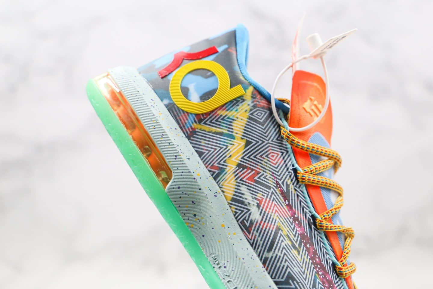耐克Nike KD 6 Premium What The KD MVP纯原版本杜兰特6代实战篮球鞋七彩鸳鸯内置气垫 货号:669809-500