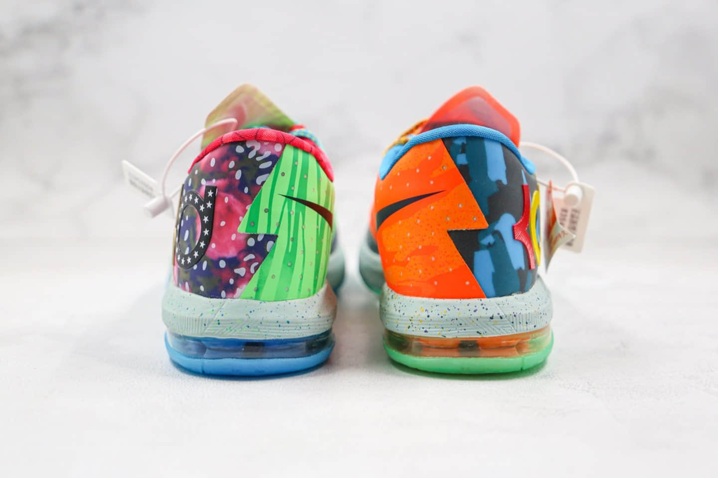 耐克Nike KD 6 Premium What The KD MVP纯原版本杜兰特6代实战篮球鞋七彩鸳鸯内置气垫 货号:669809-500