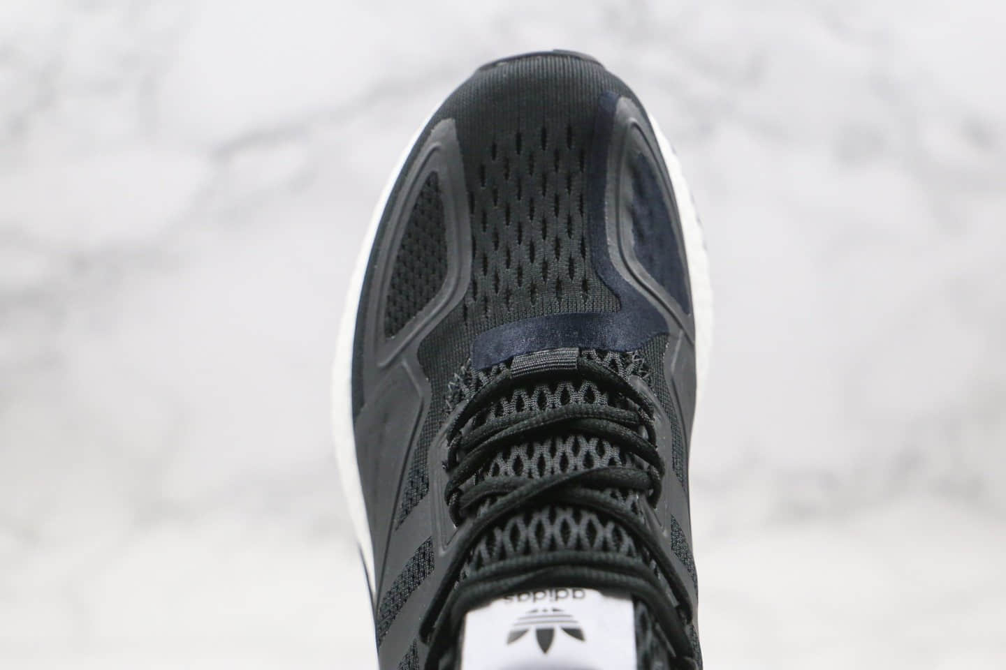 阿迪达斯adidas Originals ZX 2K Boost纯原版本缓震爆米花跑鞋黑色原楦开发 货号:FV7476