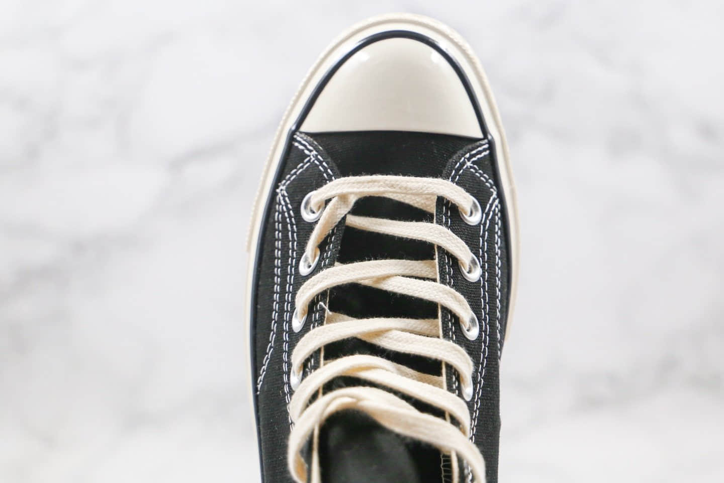 匡威Converse 1970S公司级版本高帮爱心黑色帆布鞋猫和老鼠原楦头纸板打造正确PU硅蓝软中底 货号:162050C