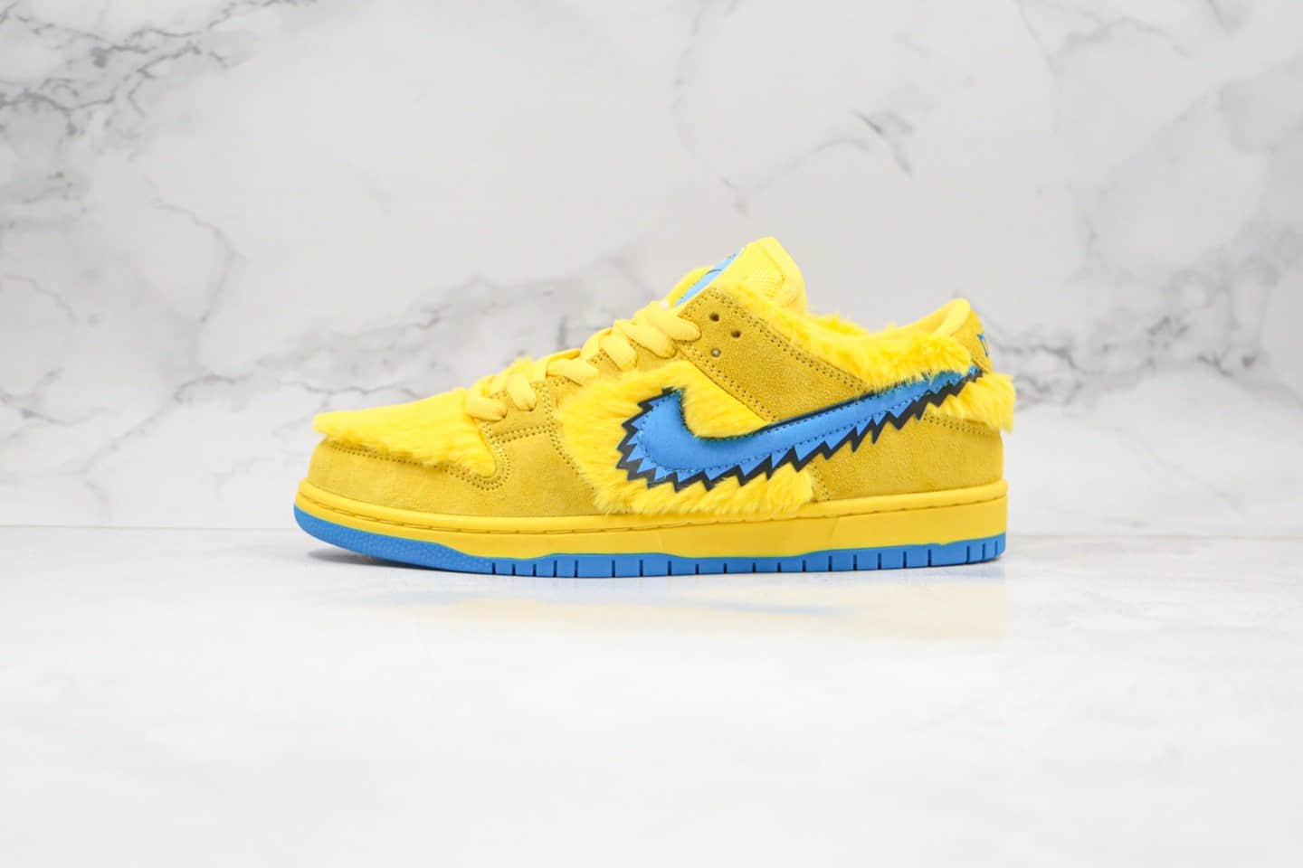 耐克NIKE SB DUNK LOW PRO QS纯原版本低帮DUNK跳舞小熊毛绒款黄色五只熊板鞋内置Zoom气垫原档案数据开发 货号:CJ5378-700