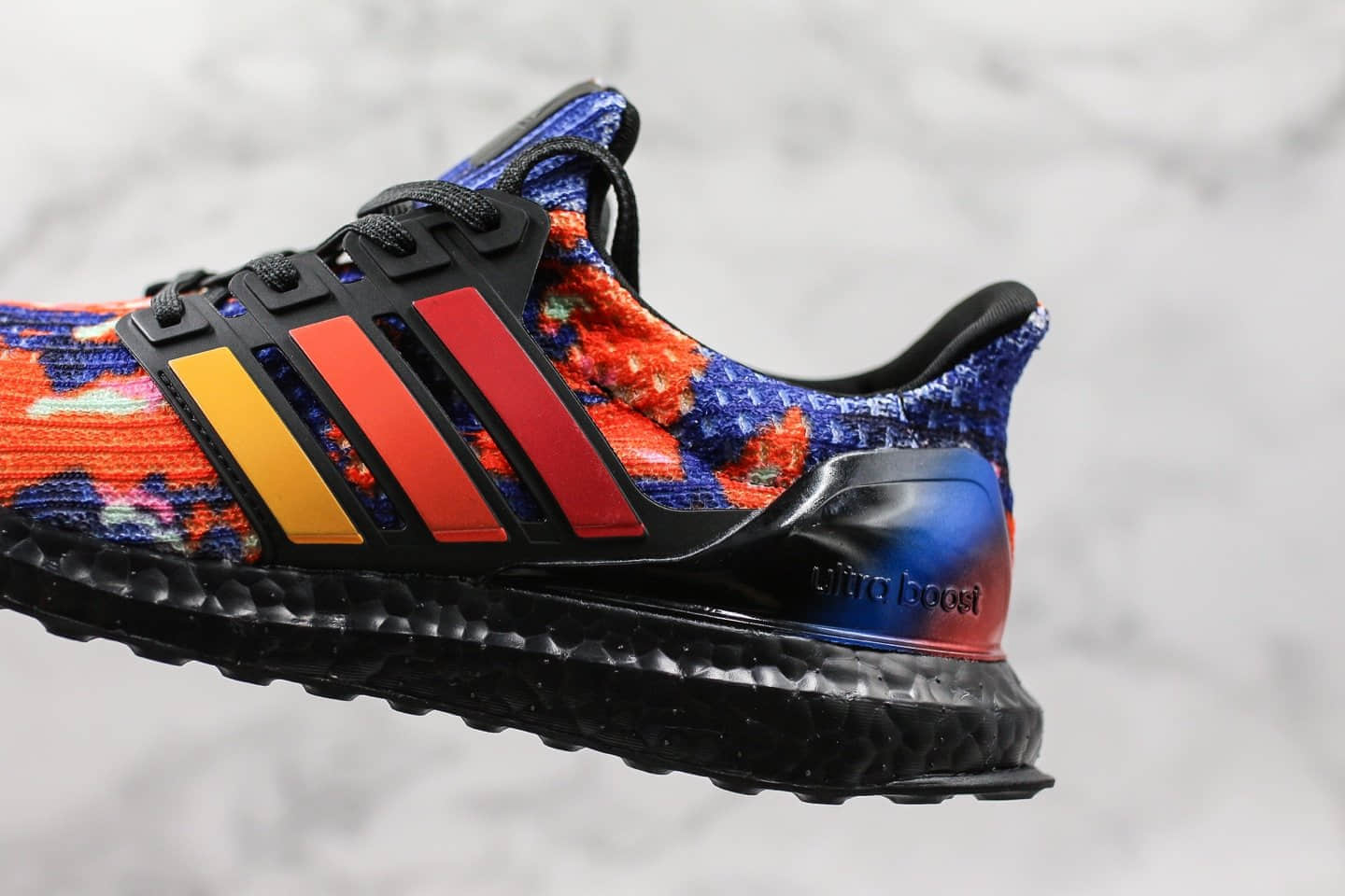 阿迪达斯adidas Ultra Boost Rainy Season纯原版本爆米花跑鞋雨夜霓虹配色原档案数据开发原盒原标 货号:FV7279