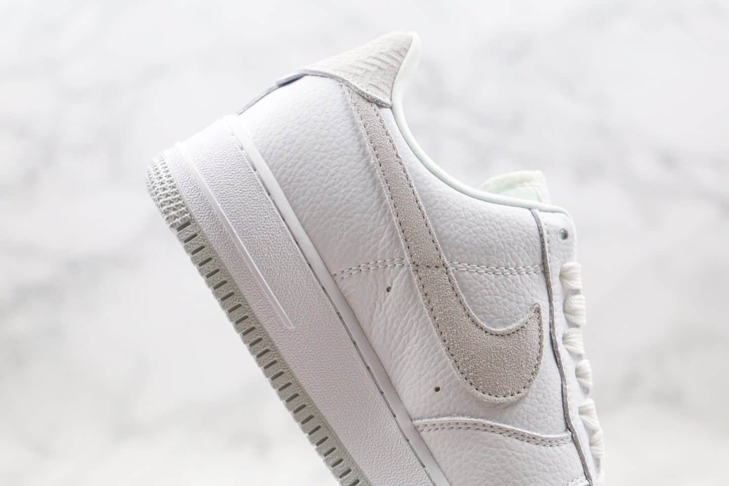 耐克Nike Air Force 1 Low纯原版本低帮空军一号白灰色灰钩配色内置气垫原档案数据开发 货号：CN2873-100