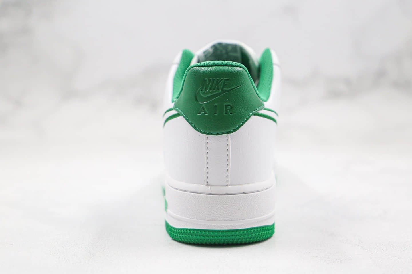 耐克Nike Air Force 1 Low纯原版本低帮空军一号白绿色板鞋内置气垫原档案数据开发 货号:AH0287-006
