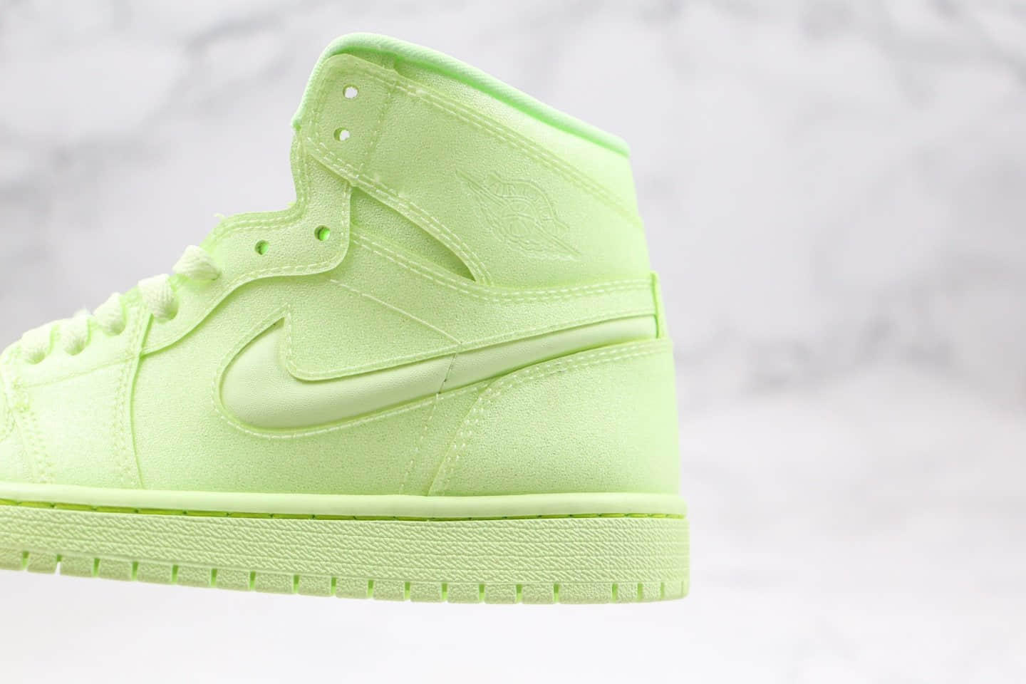 乔丹Air Jordan 1 Ret Hi Prem纯原版本高帮AJ1荧光柠檬绿色满天星正确后跟定型原盒原标 货号:AH7389-700