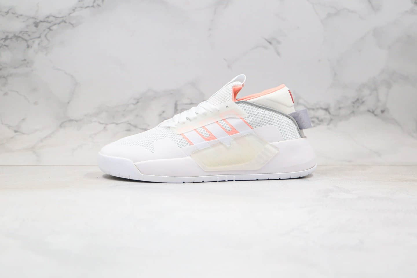 阿迪达斯Adidas neo PLAY9TIS 2.0纯原版本高帮NEO三条纹白橙色原档案数据开发 货号:EF0638