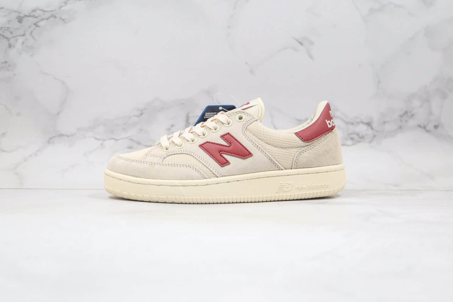 新百伦New Balance公司级版本NB板鞋米白红色原楦开发独立私模原盒原标