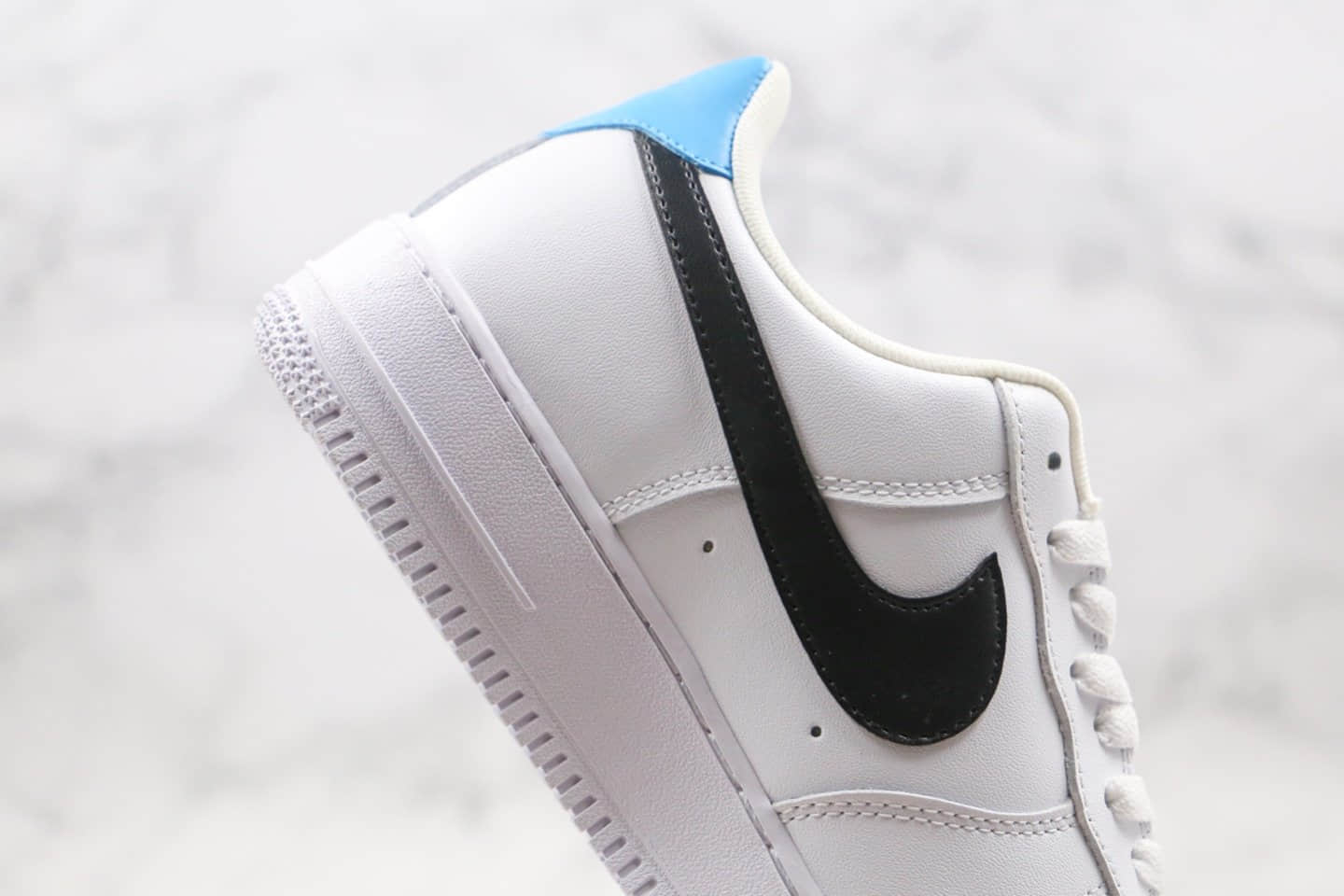 耐克Nike Force 1 World wide LOW纯原版本低帮空军一号地球白篮色内置气垫原盒原标 货号:CK7648-002