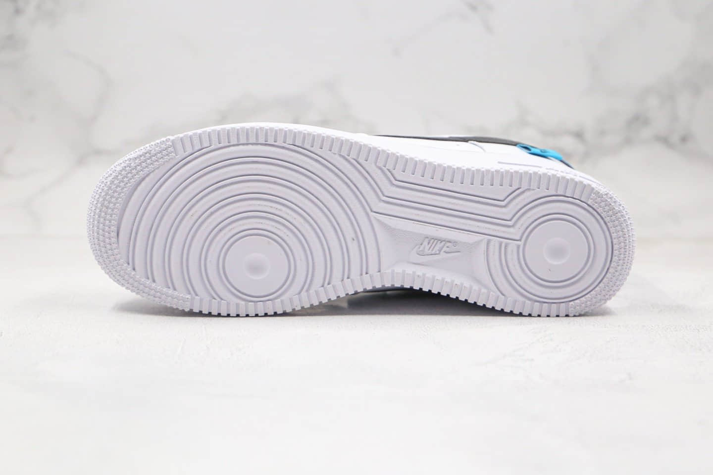 耐克Nike Force 1 World wide LOW纯原版本低帮空军一号地球白篮色内置气垫原盒原标 货号:CK7648-002