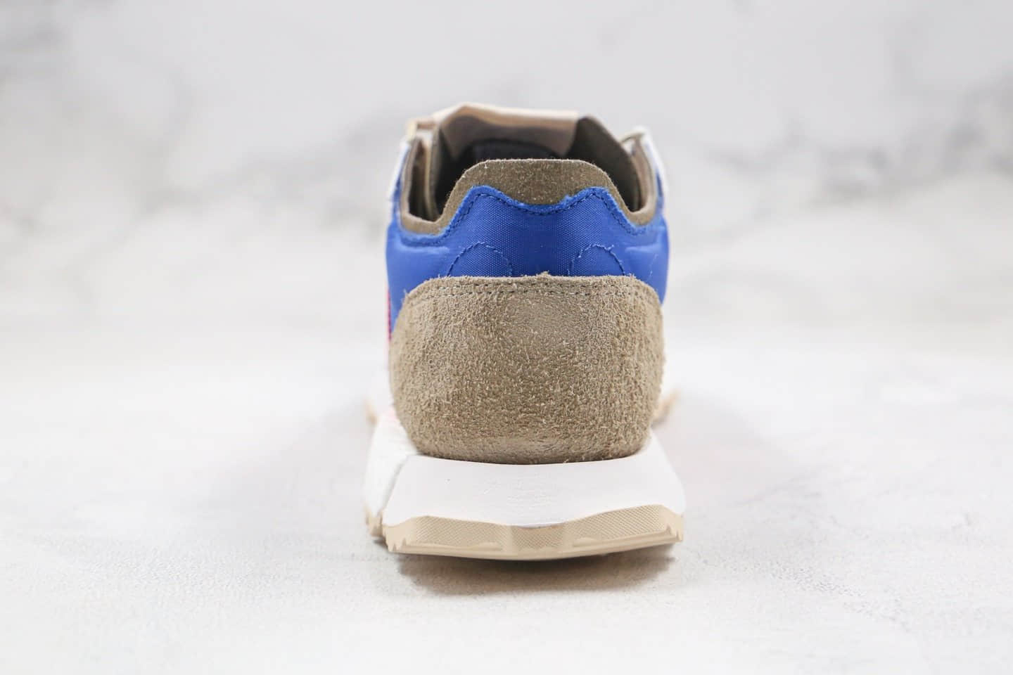 阿迪达斯adidas SL7600纯原版本复古爆米花跑鞋蓝红色王嘉尔同款原档案数据开发 货号:EG6780