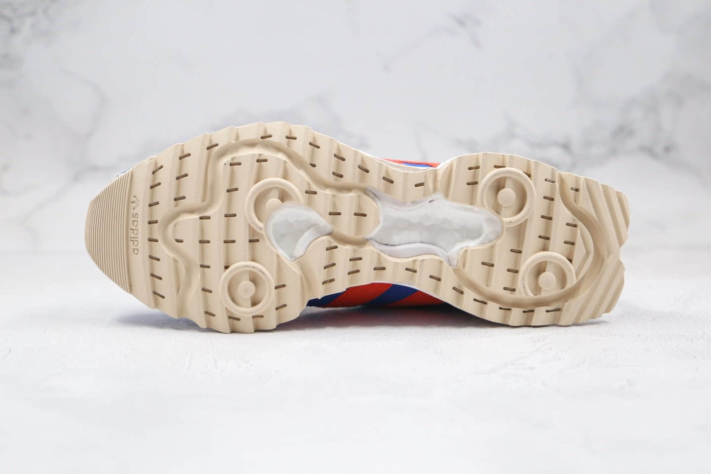 阿迪达斯adidas SL7600纯原版本复古爆米花跑鞋蓝红色王嘉尔同款原档案数据开发 货号:EG6780