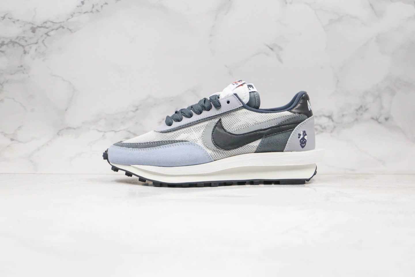 耐克Nike LVD Waffle Daybreak x Sacai纯原版本联名款华夫走秀鞋解构系列白灰色原档案数据开发 货号:BV2552-002