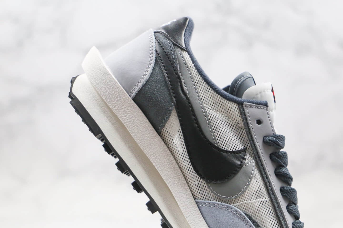 耐克Nike LVD Waffle Daybreak x Sacai纯原版本联名款华夫走秀鞋解构系列白灰色原档案数据开发 货号:BV2552-002