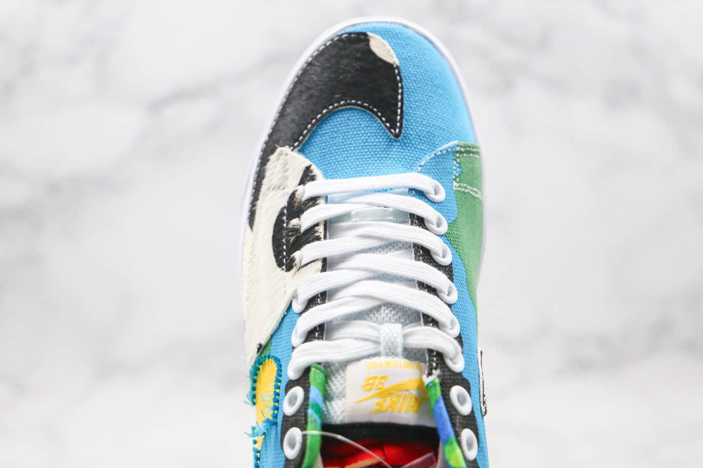 耐克Nike SB Blazer Edge纯原版本低帮开拓者拆线牛奶冰淇淋涂鸦配色板鞋区别市面通货版本 货号:CI3833-600