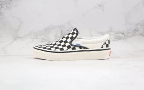 万斯Vans OG Classic Slip-on公司级版本安纳海姆一脚蹬黑白棋盘格原厂硫化工艺 货号:VN000UFF8L