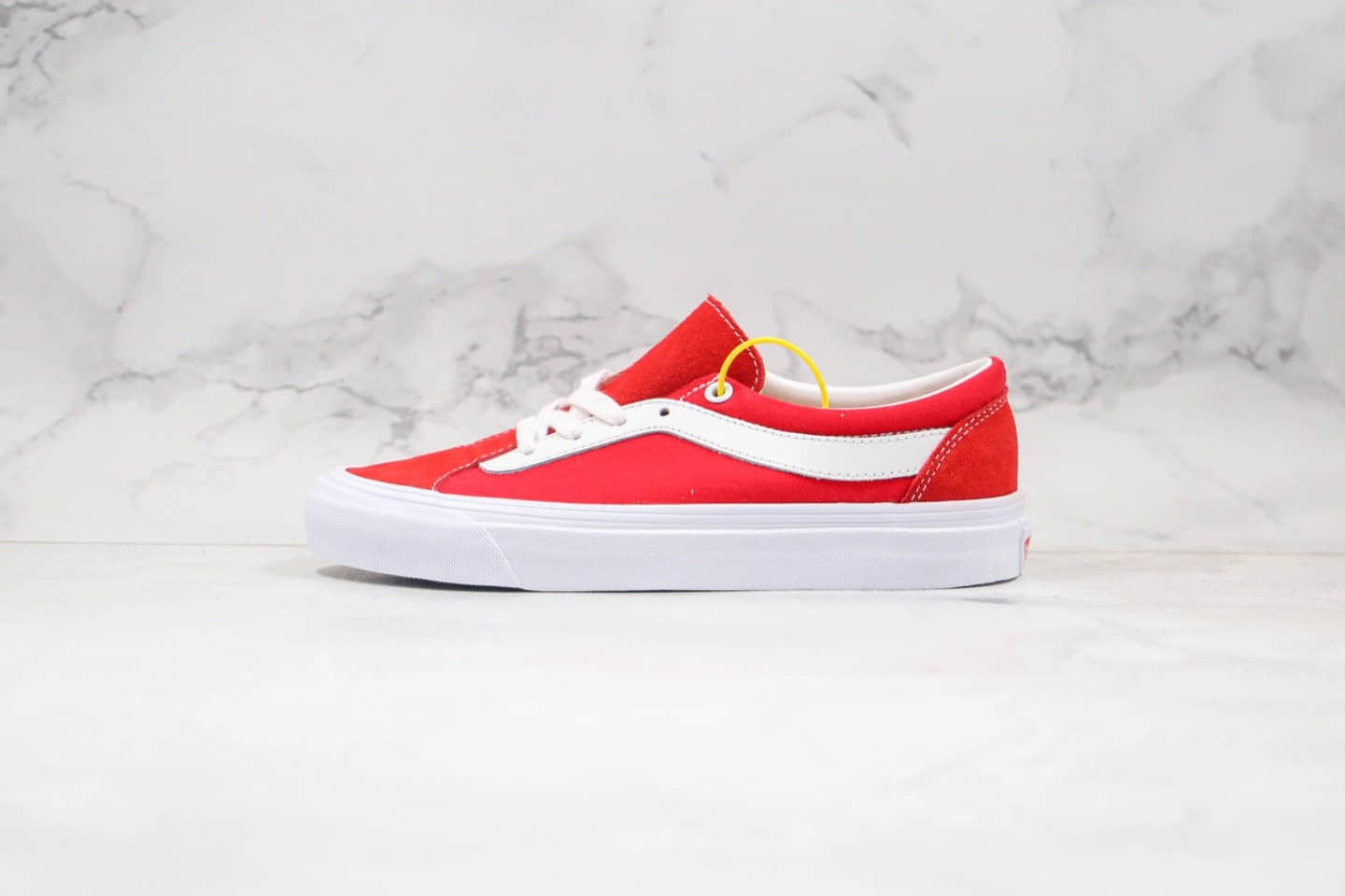 万斯VANS Bold Ni公司级版本吴亦凡同款板鞋小红书爆款帆布鞋红白色工艺硫化一比一 货号:VN0A3WLPULC