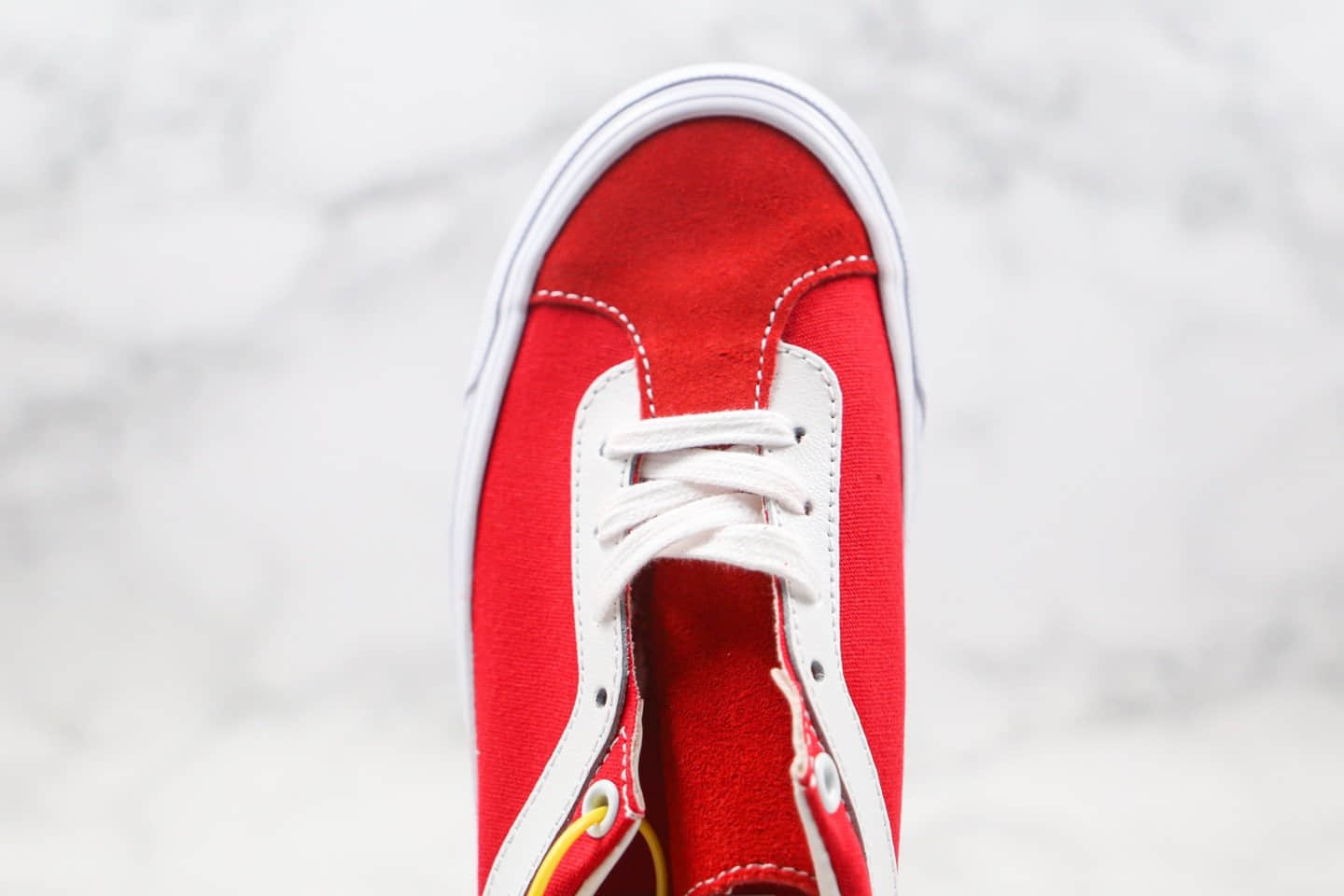 万斯VANS Bold Ni公司级版本吴亦凡同款板鞋小红书爆款帆布鞋红白色工艺硫化一比一 货号:VN0A3WLPULC