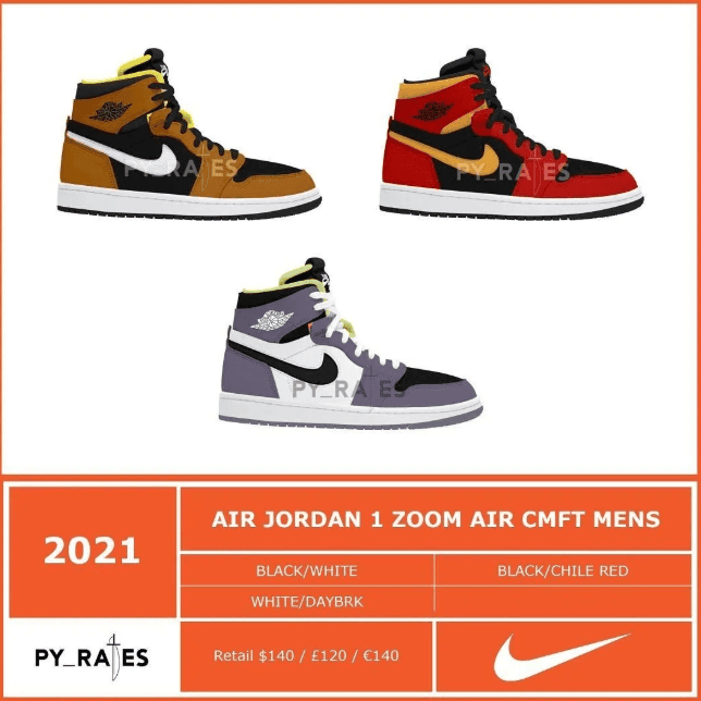 明年有13双AJ1等着你!还有可拆卸款!