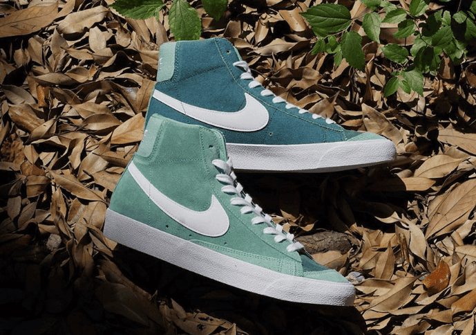 清爽鸳鸯拼接!全新Nike Blazer Mid '77即将登场! 货号:CZ4609-300