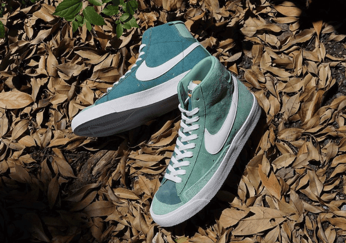 清爽鸳鸯拼接!全新Nike Blazer Mid '77即将登场! 货号:CZ4609-300