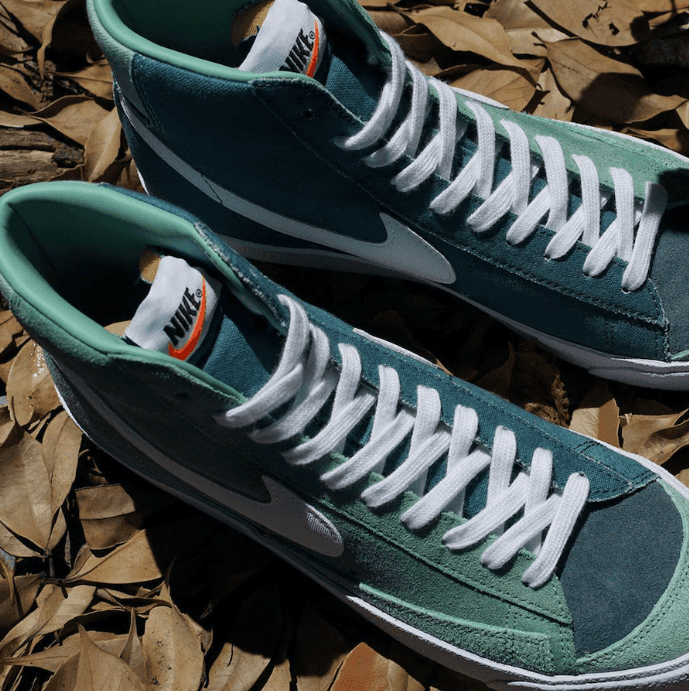 清爽鸳鸯拼接!全新Nike Blazer Mid '77即将登场! 货号:CZ4609-300