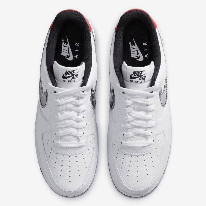 特色笔刷Swoosh!这两双AF1有点看头!