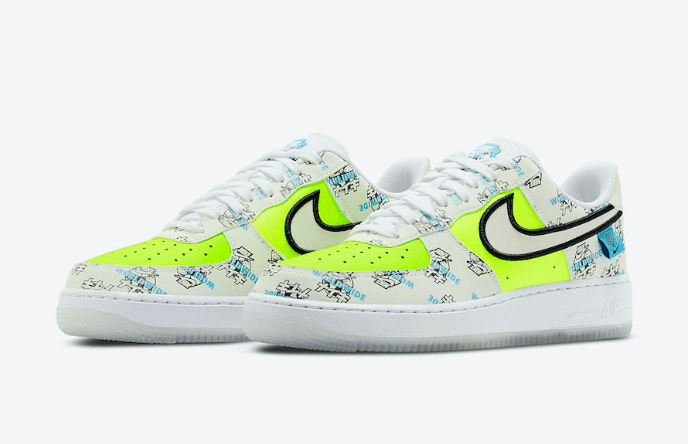 满印设计!Nike Air Force 1“ Worldwide”官图释出! 货号:DA1343-117
