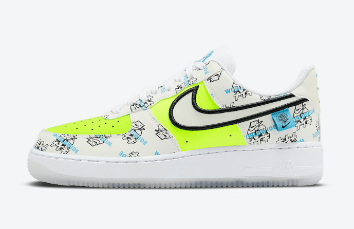 满印设计!Nike Air Force 1“ Worldwide”官图释出! 货号:DA1343-117