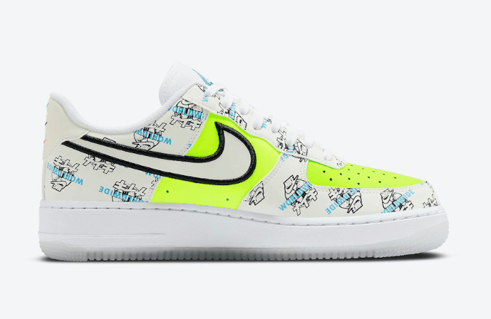 满印设计!Nike Air Force 1“ Worldwide”官图释出! 货号:DA1343-117