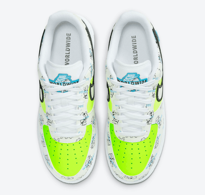 满印设计!Nike Air Force 1“ Worldwide”官图释出! 货号:DA1343-117