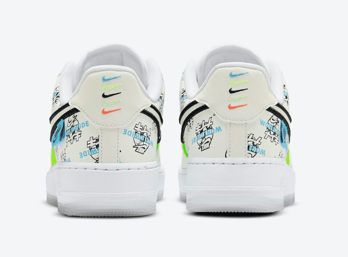 满印设计!Nike Air Force 1“ Worldwide”官图释出! 货号:DA1343-117