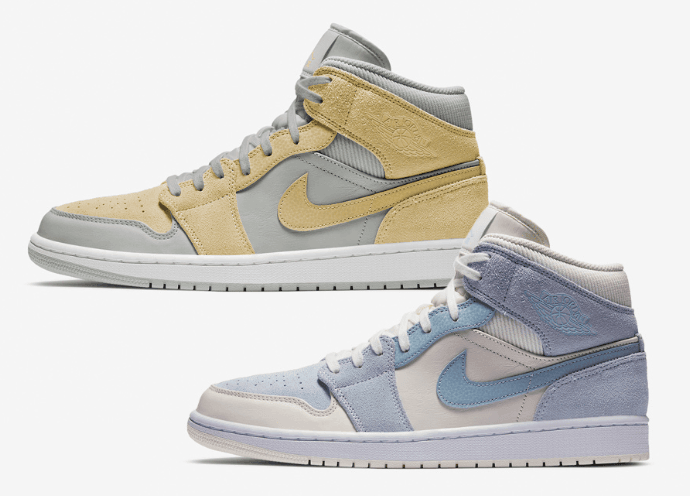 夏季上脚推荐!这两双中帮AJ1的配色也太清爽了吧!