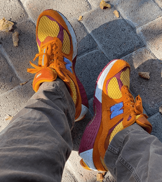 东非大裂谷印花鞋盒!范思哲运动鞋设计总监和新百伦的这款联名你怎么看?