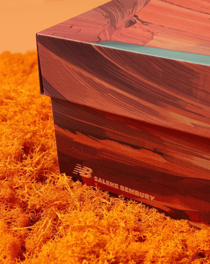 东非大裂谷印花鞋盒!范思哲运动鞋设计总监和新百伦的这款联名你怎么看?