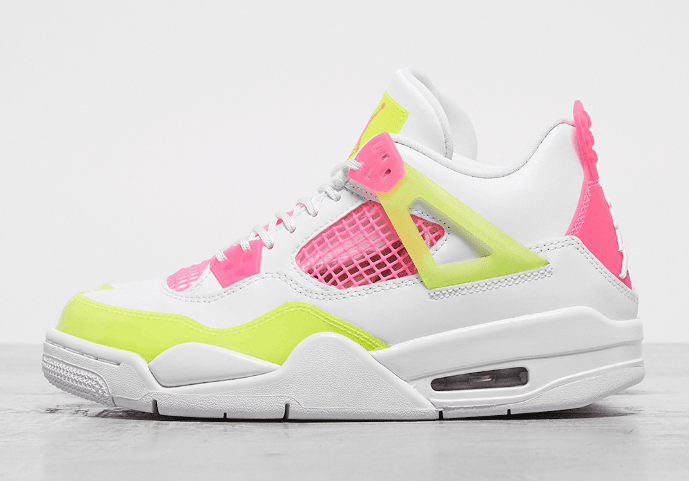 清新糖果色调!全新AJ4今年8月登场! 货号:CV7808-100