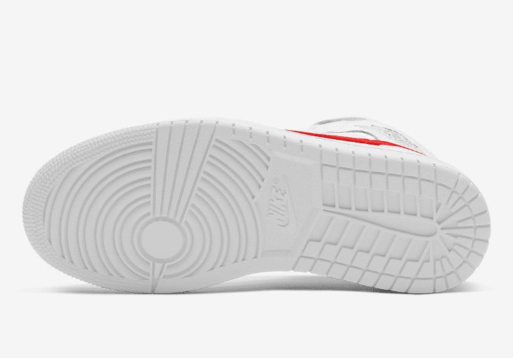 经典白红装扮!全新配色AJ1 Mid首度曝光! 货号:BQ6472-106