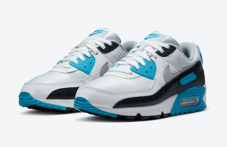经典元年配色回归!全新Nike Air Max 90 OG“ Laser Blue”今夏登场! 货号:CJ6779-100