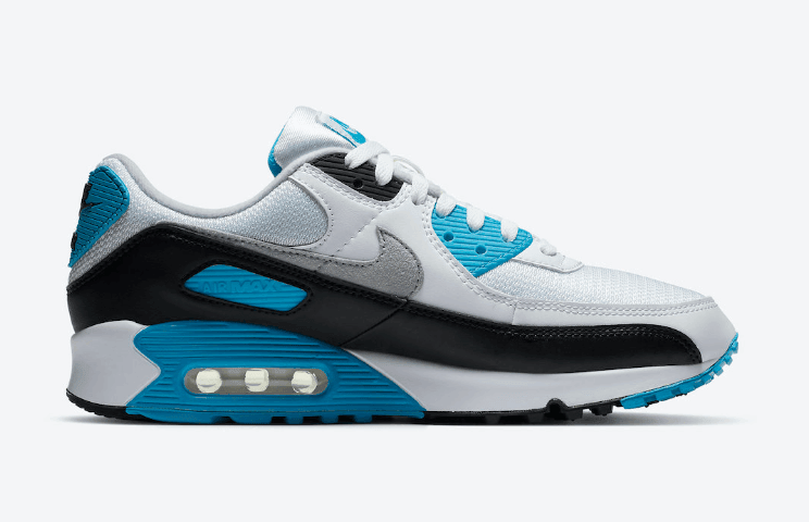 经典元年配色回归!全新Nike Air Max 90 OG“ Laser Blue”今夏登场! 货号:CJ6779-100