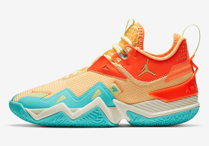 威少支线战靴迎来全新配色!满满夏日风情! 货号:CJ0780-800