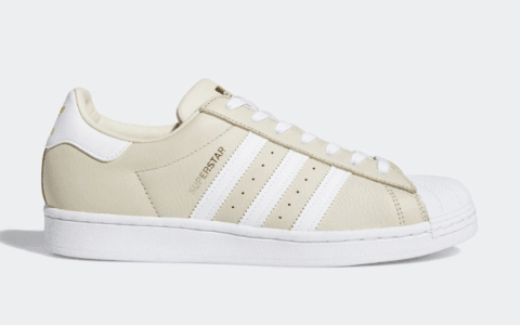 清新奶茶装扮!adidas贝壳头Superstar新配色现已发售! 货号:FY5865