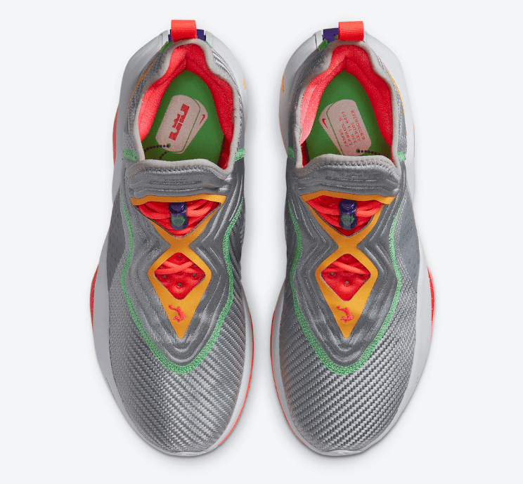 经典兔八哥氛围!詹皇最新支线战靴LeBron Soldier 14新配色曝光! 货号:CK6047-001