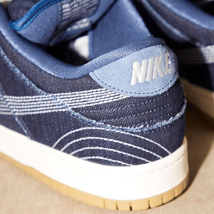 本周六有一款高规格Dunk SB丹宁刺绣发售!千万别错过! 货号:CV0316-400