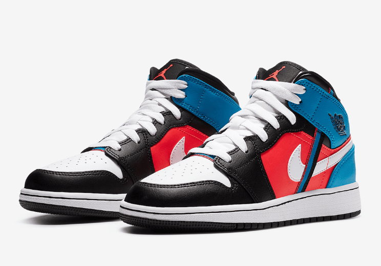 全新拼色AJ1 Mid首度曝光!即将发售! 货号:CV4891-001