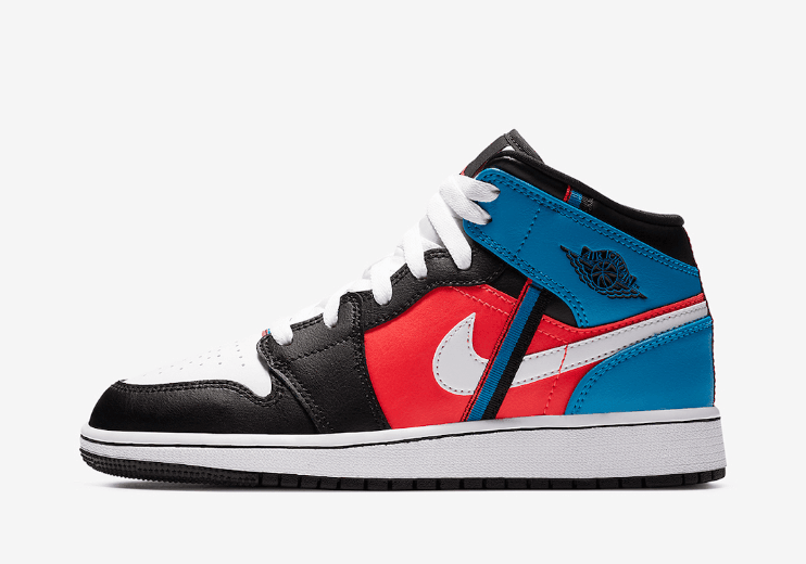 全新拼色AJ1 Mid首度曝光!即将发售! 货号:CV4891-001