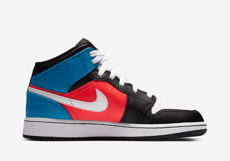 全新拼色AJ1 Mid首度曝光!即将发售! 货号:CV4891-001