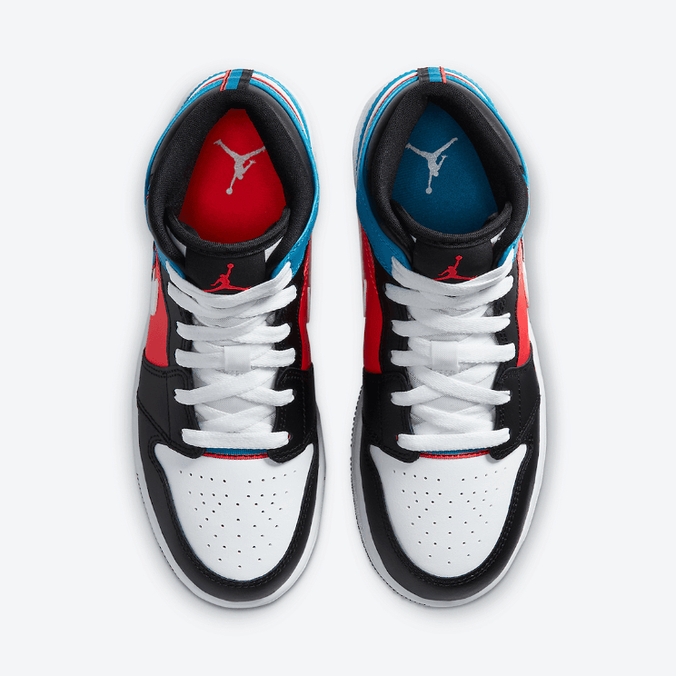 全新拼色AJ1 Mid首度曝光!即将发售! 货号:CV4891-001